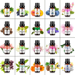 Rainbow Abby essential oil neroli bottle for relaxing diffuser blends.