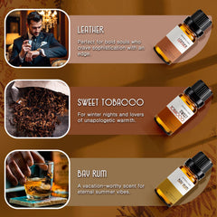 Rainbow Abby Bay Rum bottle 10ml for spicy diffuser blends.