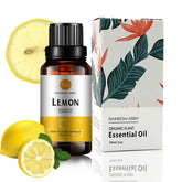 Rainbow Abby Lemon essential oil bottle with pure citrus aroma for diffuser.