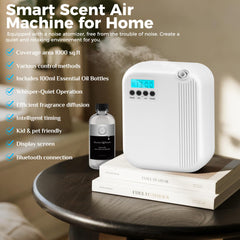 Raings diffuser with 200ml capacity provides long-lasting aroma.