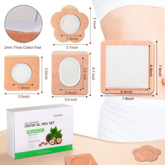RAJOSEE disposable patches enable mess-free self-adhesive application.