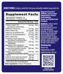 Ramen-Aid B-vitamin-complex enhances energy with essential vitamins