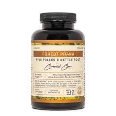 RAW Forest Foods Forest Prana Pine Pollen capsules support daily vitality