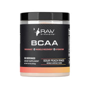 RAW Synergies post-workout bottle illustrating recovery support after training.