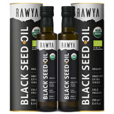 RAWYA Black Seed Oil bottle in premium glass preserves freshness for daily use