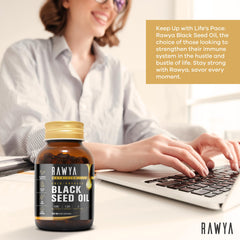 RAWYA two-pack display setup ready for everyday supplementation.