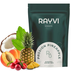 Rayvi Zero Sugar Electrolytes bottle ready for post-workout hydration