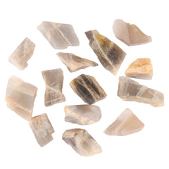 REAL-GEMS bi-color moonstones rough collection for distinctive handmade jewelry projects.