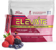Real Ketones MCT & BHB drink mix in mixed berry for refreshing hydration.