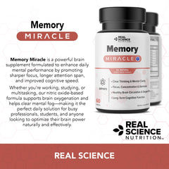 Memory Miracle pour shot demonstrates easy daily dosing for study sessions.