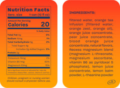 Recess Mood orange zest closeup highlighting natural citrus aroma