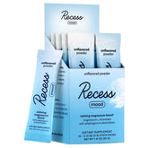 Recess Mood Powder lemon citrus in glass for calm hydration