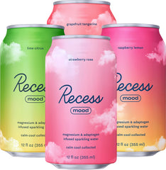 Recess Mood Strawberry Rose bottle for a relaxing unwind after work