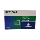 Recigar 100 tablets bottle-front view for easy daily use
