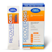 RecoverORS 8 in 1 electrolyte powder packets for fast, balanced hydration