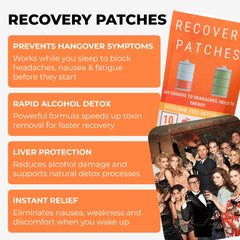 Recovery Rescue Patch discreet-usage for quick, hands-free use during the day