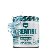 Redcon1 Creatine Monohydrate bottle front showing keto-friendly workout support.