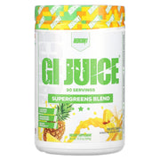 Redcon1 GI Juice bottle with Pineapple Banana flavor highlighting post meal digestive support