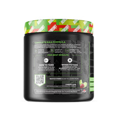 Grunt EAAs Cherry Lime bottle close-up highlighting the sugar-free formula