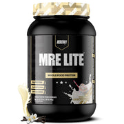 REDCON1 MRE Lite vanilla milkshake bottle for low-carb meal replacement