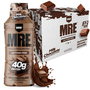 REDCON1 MRE milk chocolate bottle for on-the-go lactose-free protein option