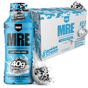 REDCON1 MRE Cookies & Cream RTD bottle showing keto-friendly protein option