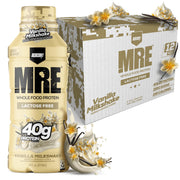 Redcon1 MRE Vanilla RTD bottle for keto-friendly on-the-go protein.