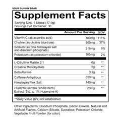 REDCON1 Total War Reloaded scoop beside shaker for quick pre-workout mix