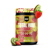 REDCON1 Total War Reloaded strawberry kiwi tub front view boosts workout energy