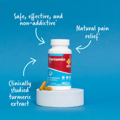 Redd Remedies Curcumin T4 label with non-GMO and lab-tested marks.
