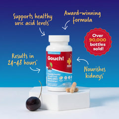 Tart cherry visual in Gouch blend for natural anti-inflammatory vibes