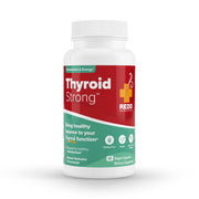 Redd Remedies Thyroid Strong bottle for daily support and vegan capsules