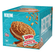 REDEFINE Oatmeal Protein Pie on-pack front highlighting a high-protein snack