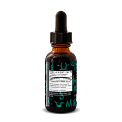 Redmint Turkey Tail bottle pour shows simple dosing for wellness.