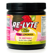 Redmond Re-Lyte Kids Pink Lemonade tub front view for hydration on the go