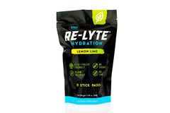 Redmond Re-Lyte Lemon Lime stick pack front view for on-the-go hydration.