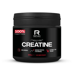 Reflex Nutrition Creapure Creatine 250g front-pack shot highlights purity for training support