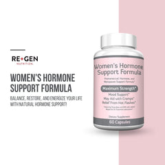 Re+Gen Nutrition DIM and Dong Quai ingredients showcase PMS balance potential.