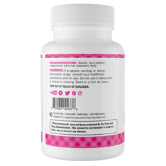 Regular Girl label nutrition panel with 21 vitamins and minerals.