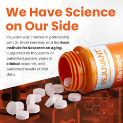 Rejuvant Women's AKG Longevity packaging box signals premium quality.