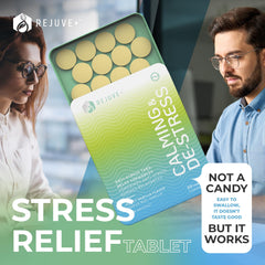 REJUVE+ Honey Vanilla chewables closeup highlights tasty flavor and easy daily use.