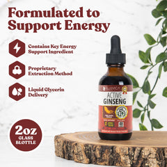 Rejuvica Health Active Ginseng dropper dispense for simple daily wellness.
