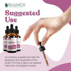 Rejuvica Health Active Valerian liquid clarity highlights alcohol-free extraction