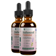 Rejuvica Health Balanced Femme bottle with pour, easy dropper for daily balance