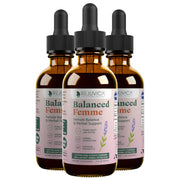 Rejuvica Health Balanced Femme bottle and dropper for easy on-the-go use