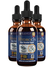Rejuvica Health Hydrocin bottle pour showing smooth liquid delivery for convenient daily use