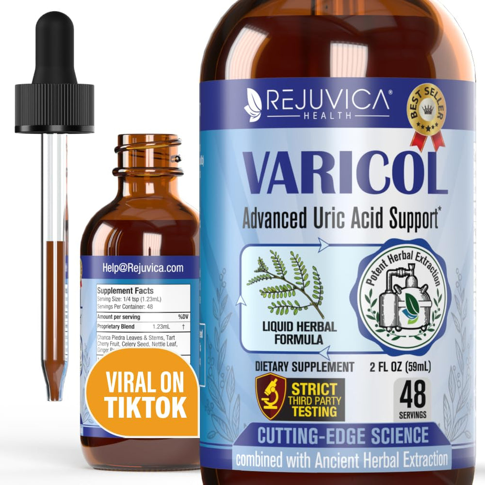 Rejuvica Health Varicol tart cherry drop on tongue for easy daily use
