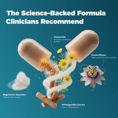 Relaxium Calm facility image suggesting FDA-inspected manufacturing and trust.