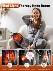 RELEXNOW intelligent touchscreen control lets you switch vibration levels and red light modes