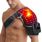 RELEXNOW shoulder wrap close-up of lamp beads delivering red light therapy for targeted relief